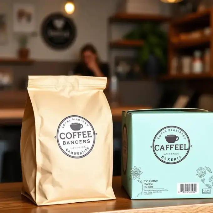 Cafe and bakery labels
